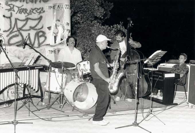 Jam session (Claudio Fasoli, Roberto Cipelli, Massimo Tore, Billy Sechi. "Time in jazz" 1990